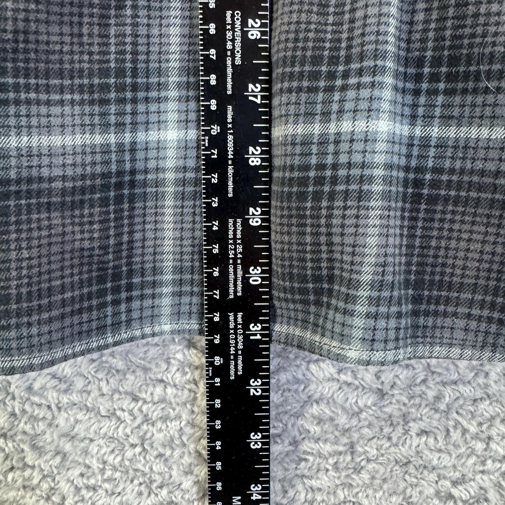 Carhartt Shirt Mens XL Gray Plaid Flannel Button Down‎ Relaxed Fit Work Outdoor - Picture 4 of 7